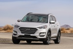 2020 Hyundai Tucson in Silver - Driving Front Left View